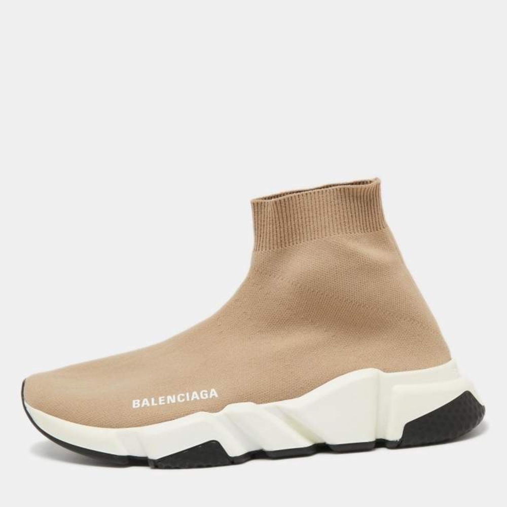 Balenciaga women Beige Speed Sneakers